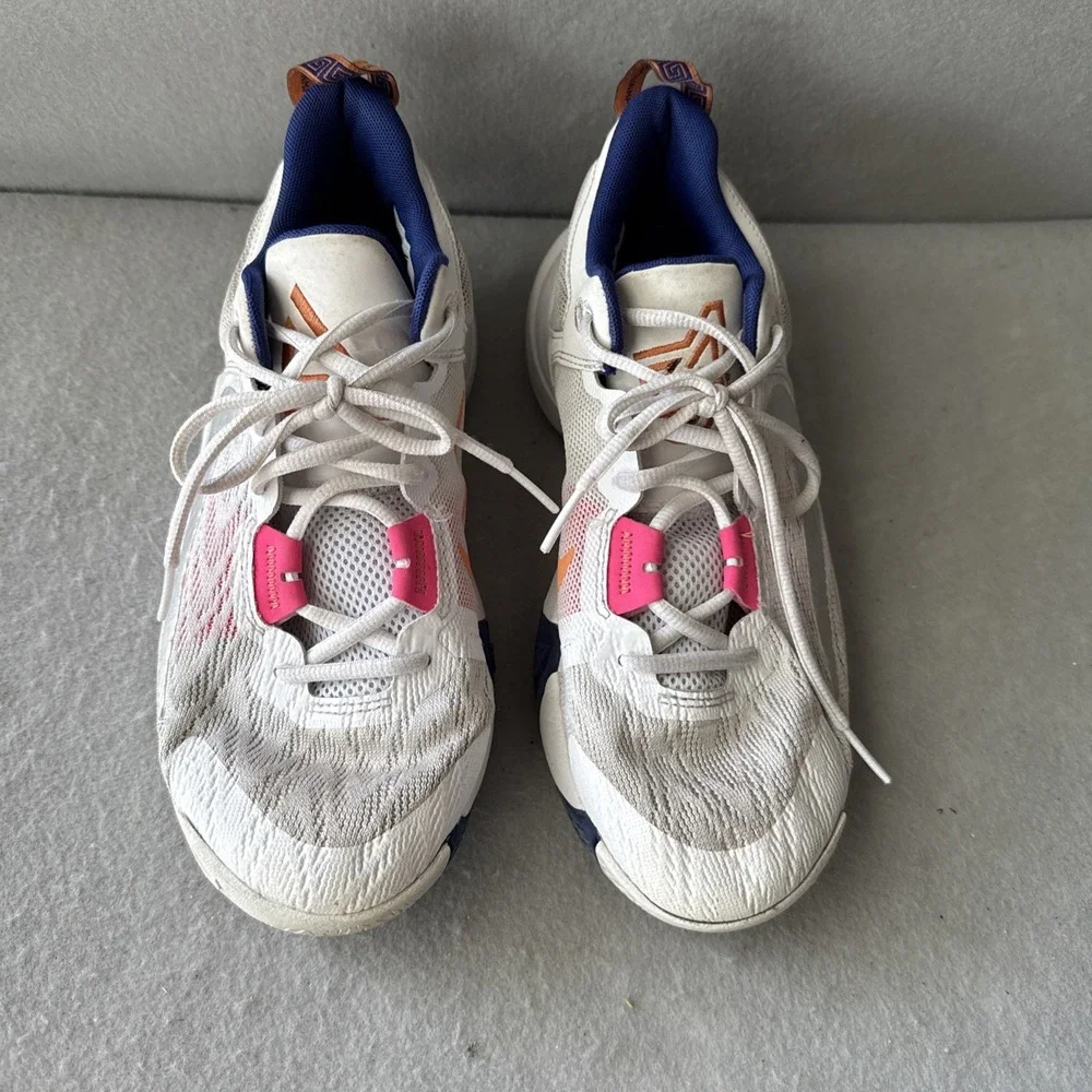 Nike Boys Giannis Immortality 2 DQ1943-102 White Basketball Shoes Sneakers Sz 7Y
